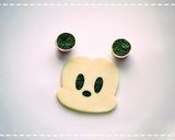 ミッキー＆ミニーちゃんおにぎり＊キャラ弁作り方4写真