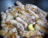 豚薄切り肉で♪くるくるトマト煮作り方4写真