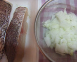 ★真鯛のポワレ★玉ねぎソースを添えて作り方1写真