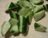 ☆食べるラー油で✿ピリ辛ヘルシーサラダ☆作り方1写真