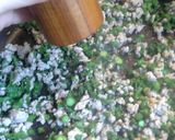 【山うどレシピ・葉】うど豚塩そぼろ炒め作り方8写真
