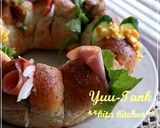 パーティーにも～お花のちぎりパンサンド作り方10写真