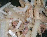 大根皮と塩辛の炒め物作り方5写真