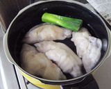 美肌【とろ焼き豚足】外カリカリ中はトロ♪作り方3写真