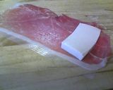 まったり美味❤生ハム×ごま豆腐作り方1写真