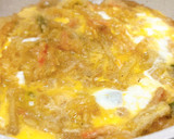 かき揚げたまごとじ丼作り方3写真