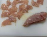 【簡単夕食】薄切り柔らか鶏胸肉の生姜焼き作り方1写真