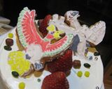 ポケモンケーキ（ギラティナ～）作り方3写真