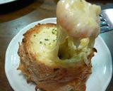フランスパンDE簡単パングラタン＊エビ＊作り方4写真