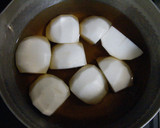 簡単♪　カブと鶏ひき肉のあんかけ作り方2写真