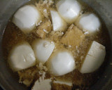 簡単♪　カブと鶏ひき肉のあんかけ作り方3写真