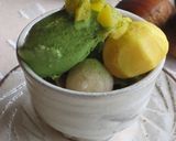 和栗とグリーンティーアイスの和みパフェ作り方4写真