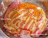 マヨラーしょうが焼きマヨ+ラー油作り方2写真