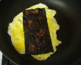 梅のりチーズ卵焼き作り方4写真