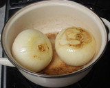 まるごと！新たまねぎのオニオンスープ♪作り方1写真
