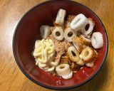 和風ツナマヨちくわと夏野菜のチーズト―スト作り方1写真