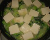 ちんげん菜と豆腐とかにのあんかけ作り方4写真