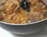 とろとろ☆あんかけ卵とじ牛丼（豚丼）作り方4写真