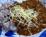 ナスとひき肉のチーズカレー♡♡♡作り方5写真