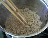 １歳のbabyとふたりランチ♫鶏そぼろ丼作り方1写真