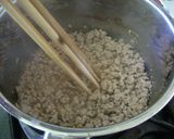 １歳のbabyとふたりランチ♫鶏そぼろ丼作り方1写真