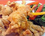 カリカリ☆豚薄切り肉のから揚げ♪作り方5写真
