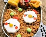キャラ弁に❤はんぺんdeにわとり作り方1写真