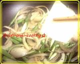 柔らかベーコン温泉卵の☆野菜サラダパスタ作り方6写真