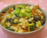 ❤野菜たっぷりすき焼風炒り豆腐❤作り方5写真
