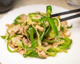 豚肉とピーマンとキャベツの炒めもの作り方11写真