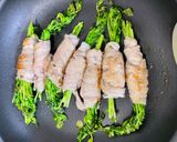 豆苗の豚バラ巻き作り方3写真