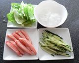 かに風味のサラダ生春巻き作り方1写真