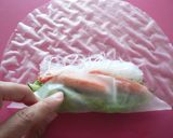 かに風味のサラダ生春巻き作り方6写真