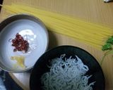 生しらすのぺペロンチーノ作り方1写真