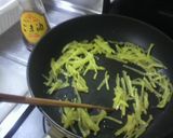 簡単！！たくあんとキャベツの炒め物★作り方2写真
