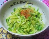 簡単！！たくあんとキャベツの炒め物★作り方4写真