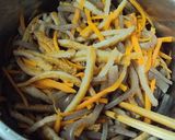 こんにゃく・にんじん・角天の炒め煮♬作り方4写真