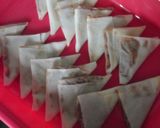 ♡春巻きの皮で　カレーinサモサ風♡　作り方7写真