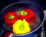 パプリカの肉詰め～トマトソースがけ～作り方4写真