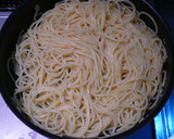 塩こんぶと桜海老の和風パスタ作り方5写真