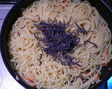 塩こんぶと桜海老の和風パスタ作り方7写真