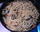 塩こんぶと桜海老の和風パスタ作り方8写真