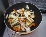 エタリとジャコの野菜たっぷりパスタ作り方1写真
