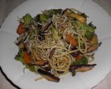 エタリとジャコの野菜たっぷりパスタ作り方5写真