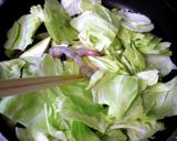 野菜タップリ海老とイカのガーリック炒め作り方4写真
