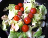 野菜タップリ海老とイカのガーリック炒め作り方6写真