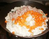 ぱっと朝食　おこわでワンプレート朝ごはん作り方1写真