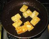 揚げ焼き豆腐の小松菜あんかけ作り方2写真
