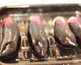 食べるラー油でピリ辛★焼きナス作り方1写真