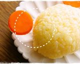 ＊キャラ弁＊　いないいないばぁうーたん♪作り方3写真